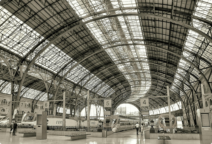 Interior estació